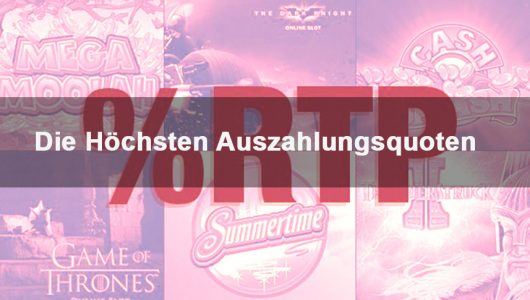 Spielautomaten mit den höchsten Auszahlungsquoten
