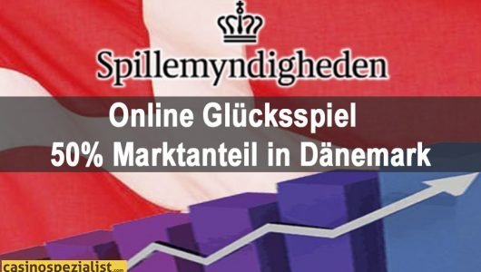 Online Glücksspiel - 50% Marktanteil in Dänemark