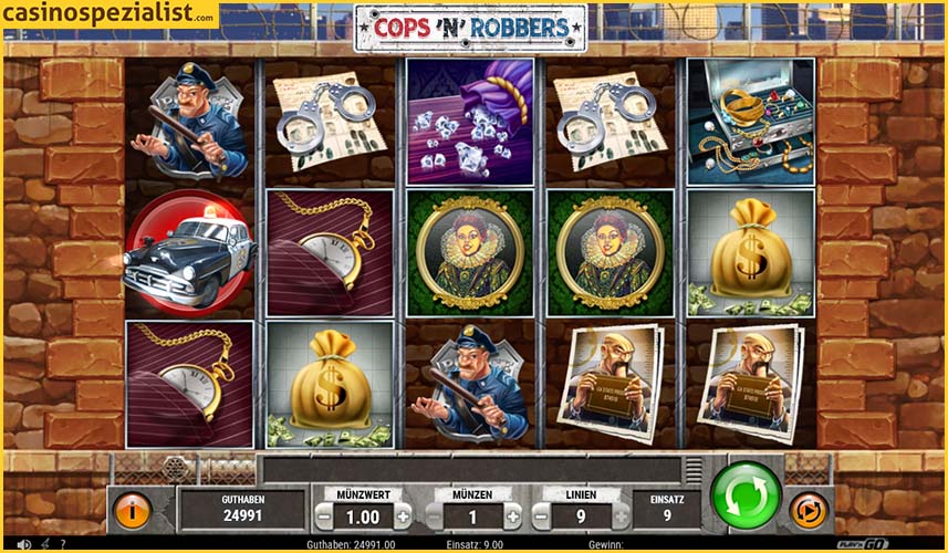 Cops‘n’Robbers – Play’n GO kostenlos spielen