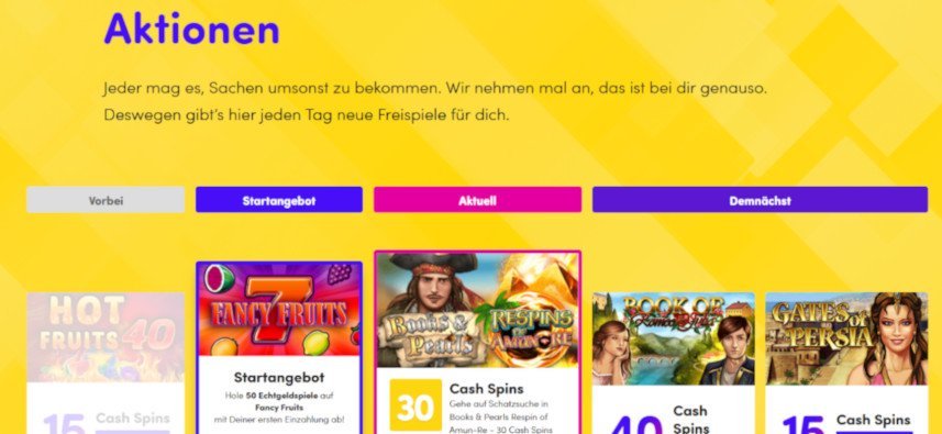 Hyperino Casino test aktionen