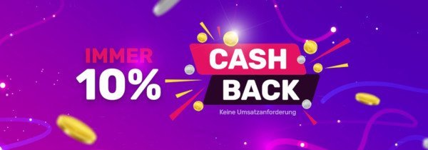 Hyper Casino cashback bonus