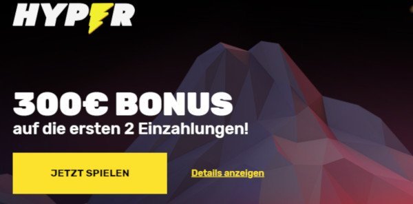 Hyper Casino willkommensbonus