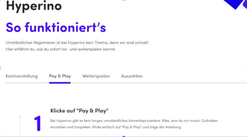 Hyperino Casino test pay n play