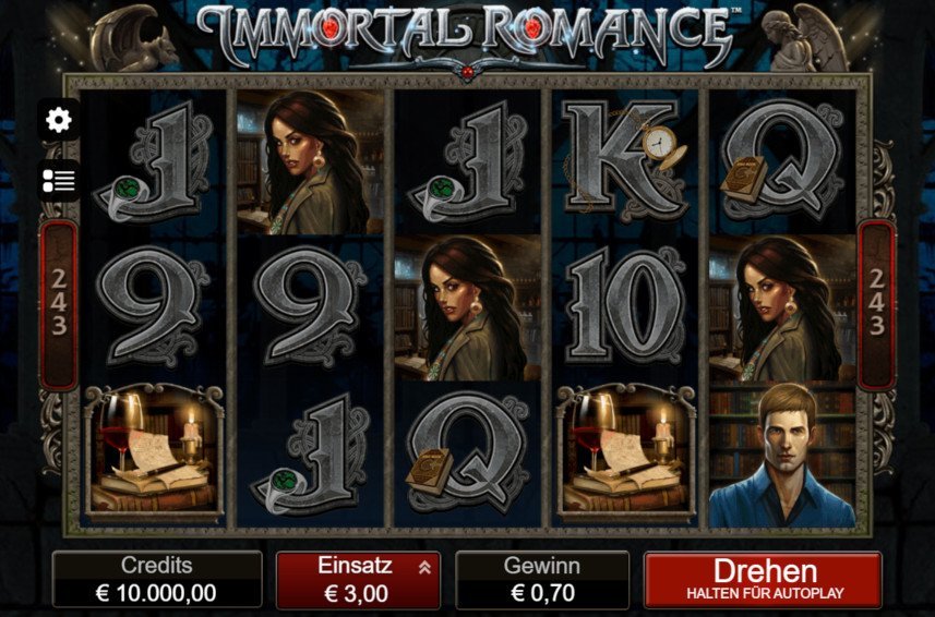 Immortal Romance von Microgaming Screenshot