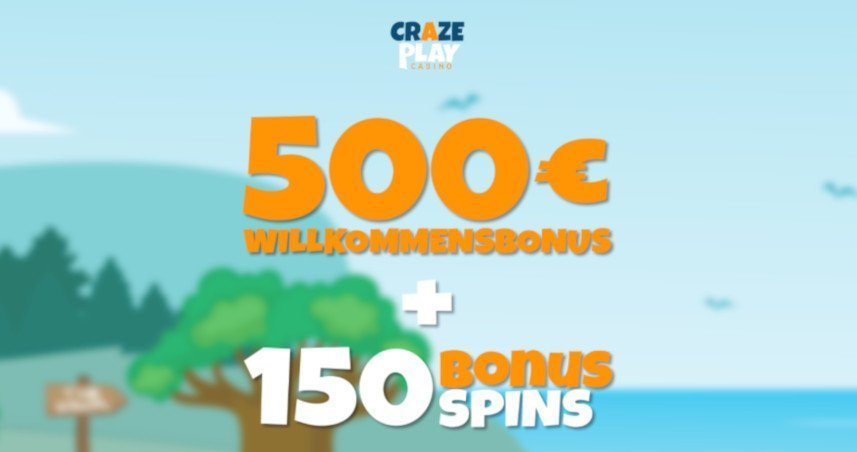 Crazeplay Casino Erfahrungsbericht willkommensbonus
