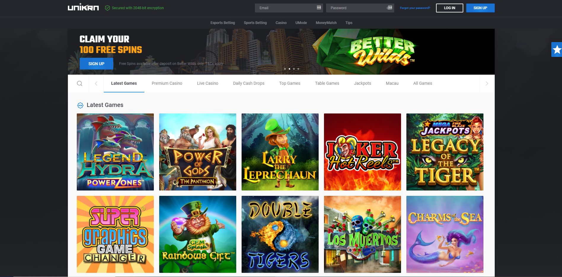 Unikrn Casino Unikrn Casino